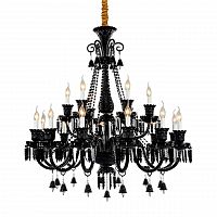 подвесная люстра omnilux crocefisso oml-87003-18 черная в Костроме