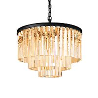 подвесной светильник odeon 6 black/amber от delight collection в Костроме