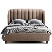 кровать двуспальная 180х200 бежево-розовая tulip в Костроме