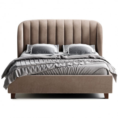 кровать двуспальная 180х200 бежево-розовая tulip в Костроме