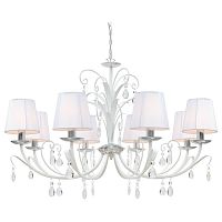 подвесная люстра arte lamp romana snow a1743lm-8wh в Костроме