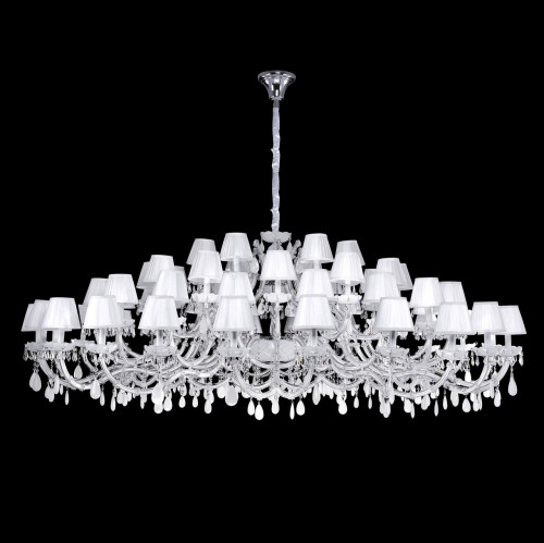 подвесная люстра crystal lux blanca sp60 белая в Костроме