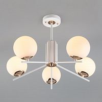 потолочная люстра eurosvet lucas 70092/5 белая в Костроме