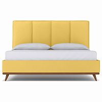 кровать двуспальная 160х200 желтая carter gold в Костроме