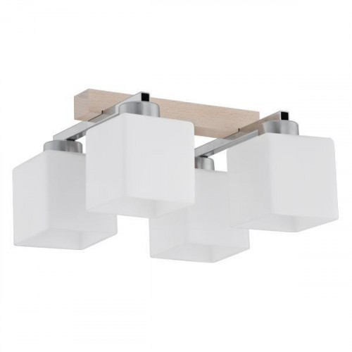 потолочная люстра tk lighting 282 toni 4 бежевая в Костроме
