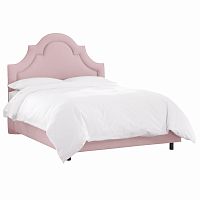 кровать двуспальная 160х200 розовая kennedy lilac linen в Костроме