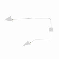 настенный светильник sconce mouille 2 лампы 2 белый в Костроме