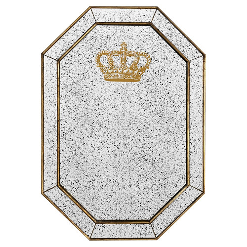 зеркало состаренное восьмиугольное с короной crown в Костроме