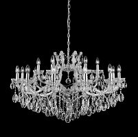 подвесная люстра crystal lux hollywood sp12+6 chrome хром в Костроме