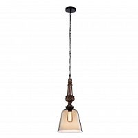 подвесной светильник crystal lux deco sp1 a amber в Костроме
