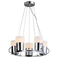 подвесная люстра arte lamp brooklyn a9484sp-5cc хром в Костроме