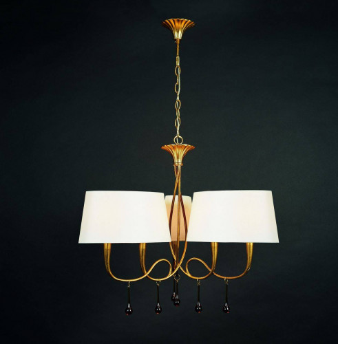 подвесная люстра mantra paola painted gold 3540 в Костроме