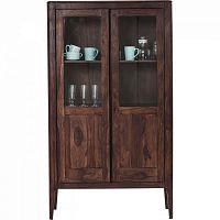 шкаф-витрина brooklyn walnut коричневый 100x40 в Костроме
