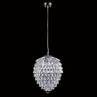подвесной светильник crystal lux charme sp3+3 led chrome/transparent в Костроме