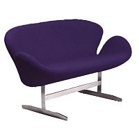 диван swan sofa прямой фиолетовый в Костроме