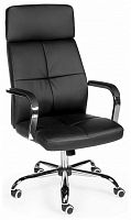 кресло для руководителя norden chairs алекс, обивка: искусственная кожа, цвет: экокожа черная в Костроме