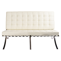 диван barcelona style loveseat sofa прямой белый в Костроме