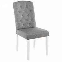 стул деревянный menson white / fabric pebble в Костроме
