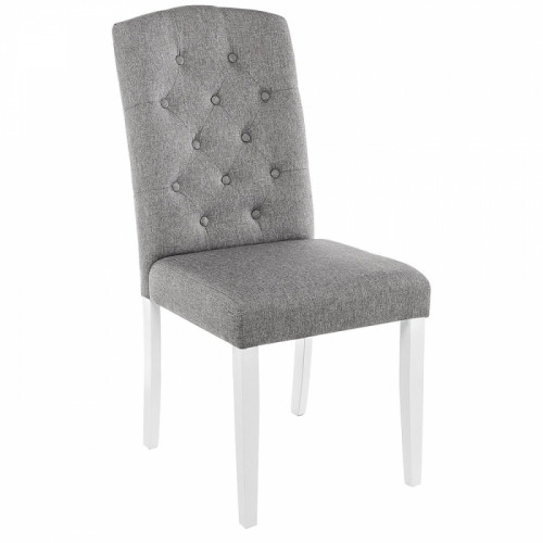 стул деревянный menson white / fabric pebble в Костроме