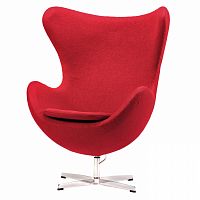 кресло egg chair красное в Костроме