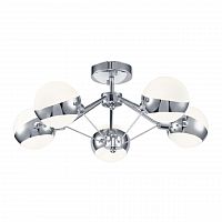 потолочная люстра freya silvia fr5009cl-05ch белая в Костроме