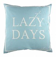 подушка с надписью lazy days в Костроме