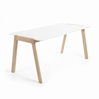 стол kale 160x90 лакированный матовый белый cc0747m46 от la forma (ex julia grup) в Костроме