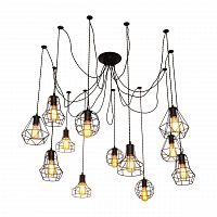 подвесная люстра arte lamp a4051sp-12bk в Костроме