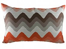 подушка с цветными волнами orange chevron в Костроме