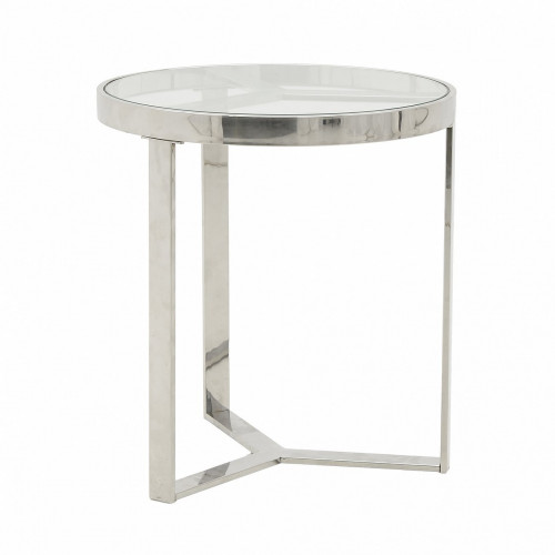 стол silver glass small серебристый, прозрачный в Костроме