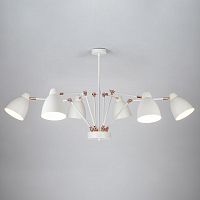 потолочная люстра eurosvet loft 70084/6 белый в Костроме