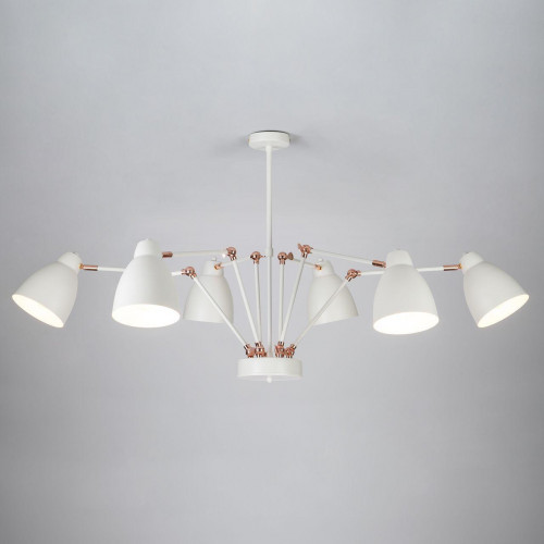 потолочная люстра eurosvet loft 70084/6 белый в Костроме