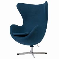 кресло egg chair сине-зеленое в Костроме