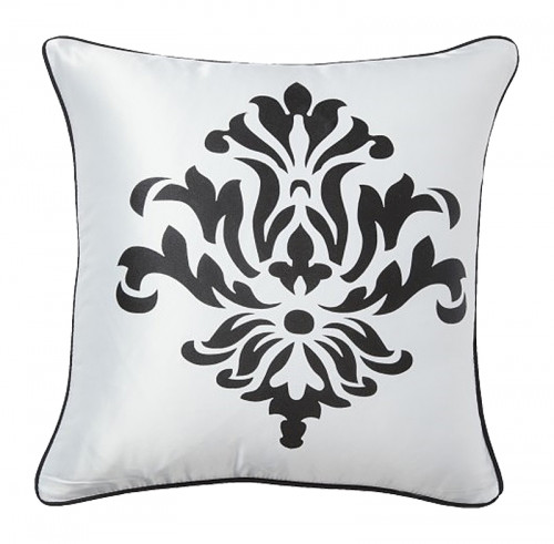 подушка с геральдическими лилиями fleur de lys ii white в Костроме