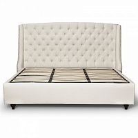 кровать двуспальная 180х200 бежевая из велюра dante в Костроме
