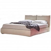 кровать двуспальная 160х200 бежевая bubble в Костроме