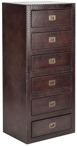 комод sheppard 6 drawers gun metal в Костроме