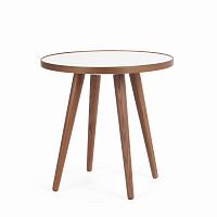 стол кофейный sputnik white and brown коичневый в Костроме
