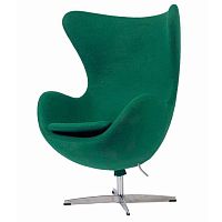 кресло egg chair темно-зеленое в Костроме