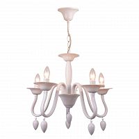 подвесная люстра toplight martina tl7310d-05wh в Костроме
