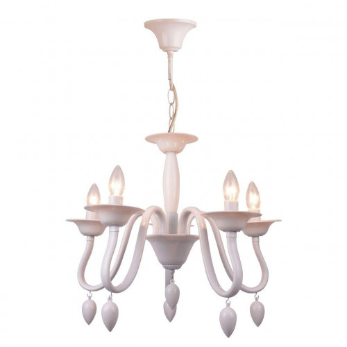 подвесная люстра toplight martina tl7310d-05wh в Костроме
