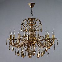 подвесная люстра ambiente alicante 8888/8 ab honey leaf в Костроме