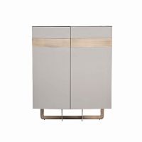 комод высокий space 115*45*125см белый с желтой медью в Костроме