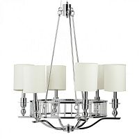 люстра easton light chandelier хром, бежевая в Костроме