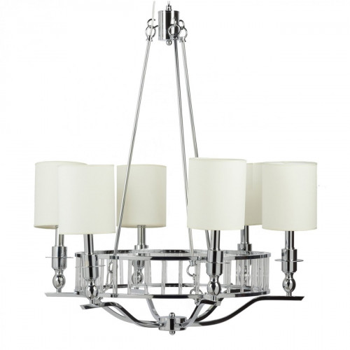 люстра easton light chandelier хром, бежевая в Костроме