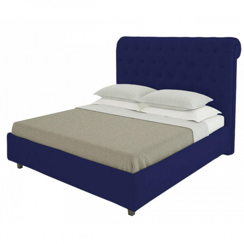 кровать большая 200х200 sweet dreams синяя в Костроме