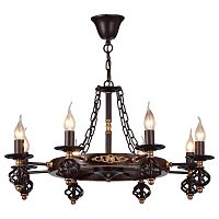 подвесная люстра arte lamp cartwheel a4550lm-8ck в Костроме