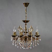подвесная люстра ambiente leon 2128/8 pb tear drop бронза в Костроме