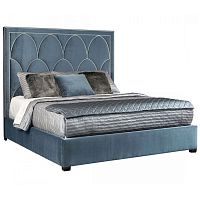 кровать двуспальная 160х200 голубая petals queen в Костроме