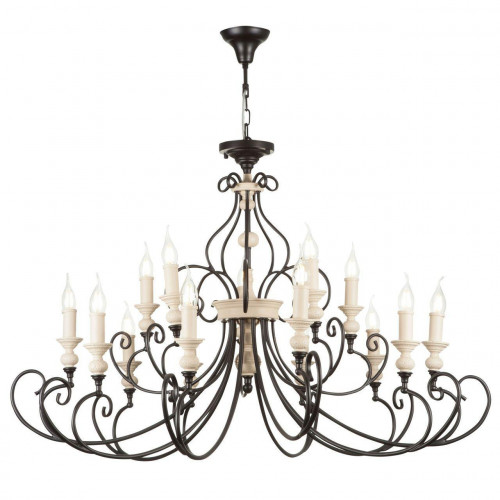 подвесная люстра maytoni karina h631pl-15b бежевая в Костроме